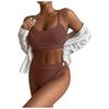 Women's Bikini Set Swimsuit Two Piece Filled Bra Swimwear Beachwear