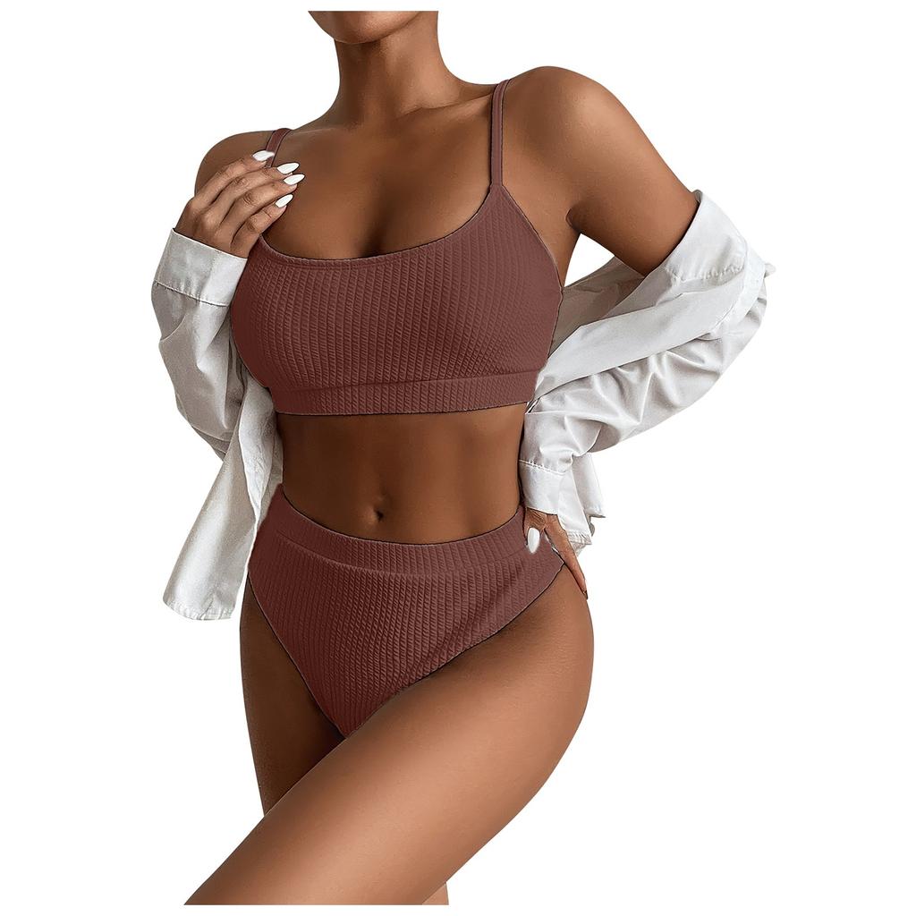 Women's Bikini Set Swimsuit Two Piece Filled Bra Swimwear Beachwear