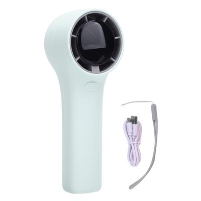 Handlicher Turbo-Ventilator USB Typ C 5 Geschwindigkeiten Einstellbar Bürstenlos Wiederaufladbar Tragbar Kleiner Taschenventilator