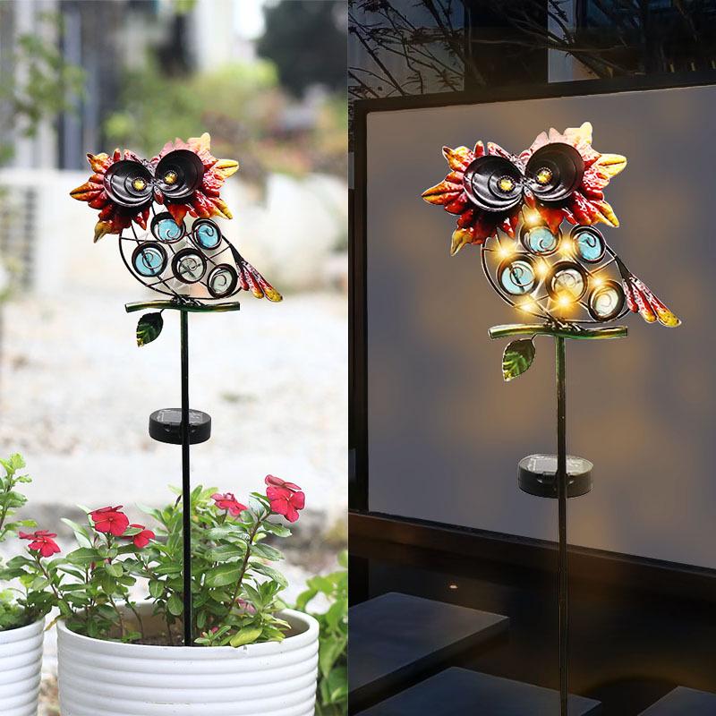 Solar Iron Animal Garden Ornaments