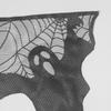 Sheer Fabric Spider Web Ghost Edge Tablecloth Gothic Style Black Lace Table Runner  Dining Table