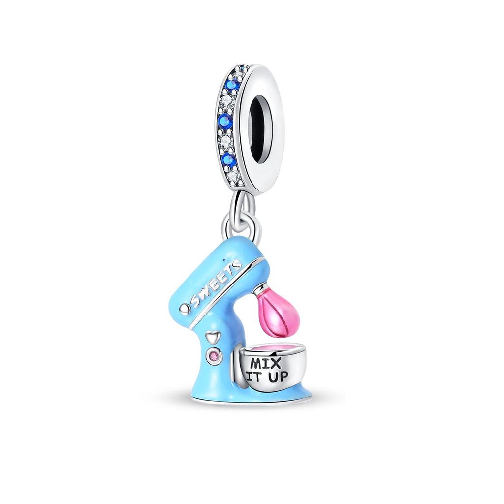2026 Charm Heart Wings LOVE Charm Oil Drop DIY Jewelry Bracelet Accessories Women's 925 Silver