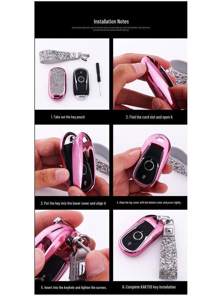 Buick VELITE5, Verano, LaCrosse, Regal, Encore, GL8, Envision Car Key Shell