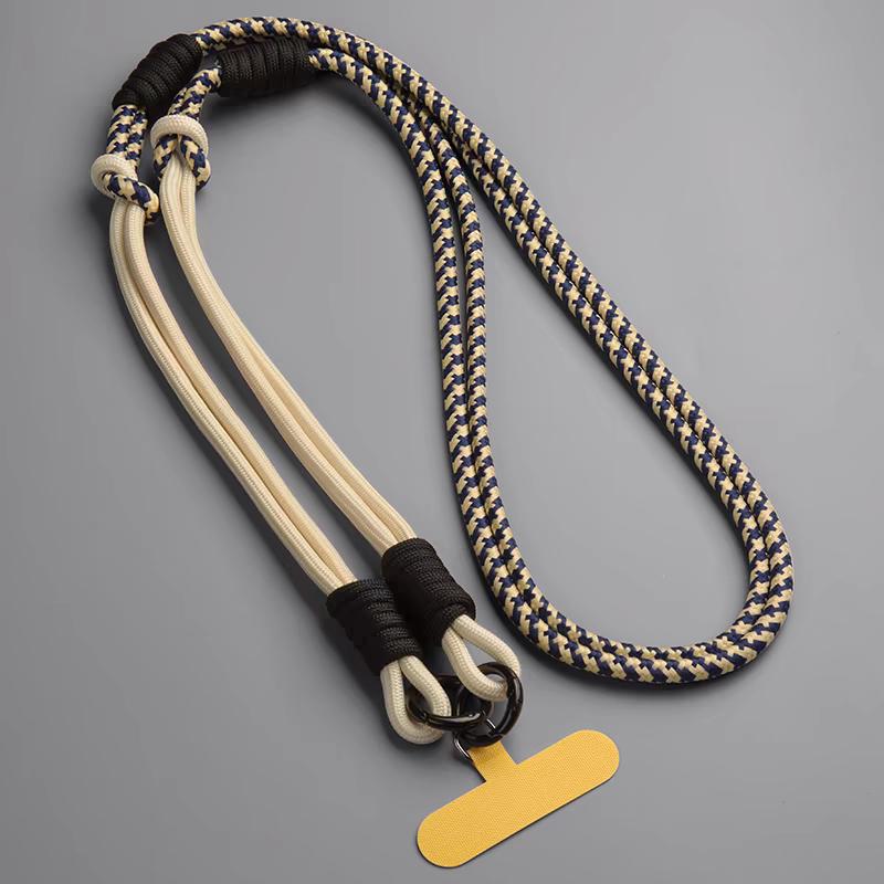 3-in-1 120cm Crossbody Handy-Hängeseil Nacken-Lanyard Armband Abnehmbares Handy-Lanyard Wasserbecher-Hängeseil