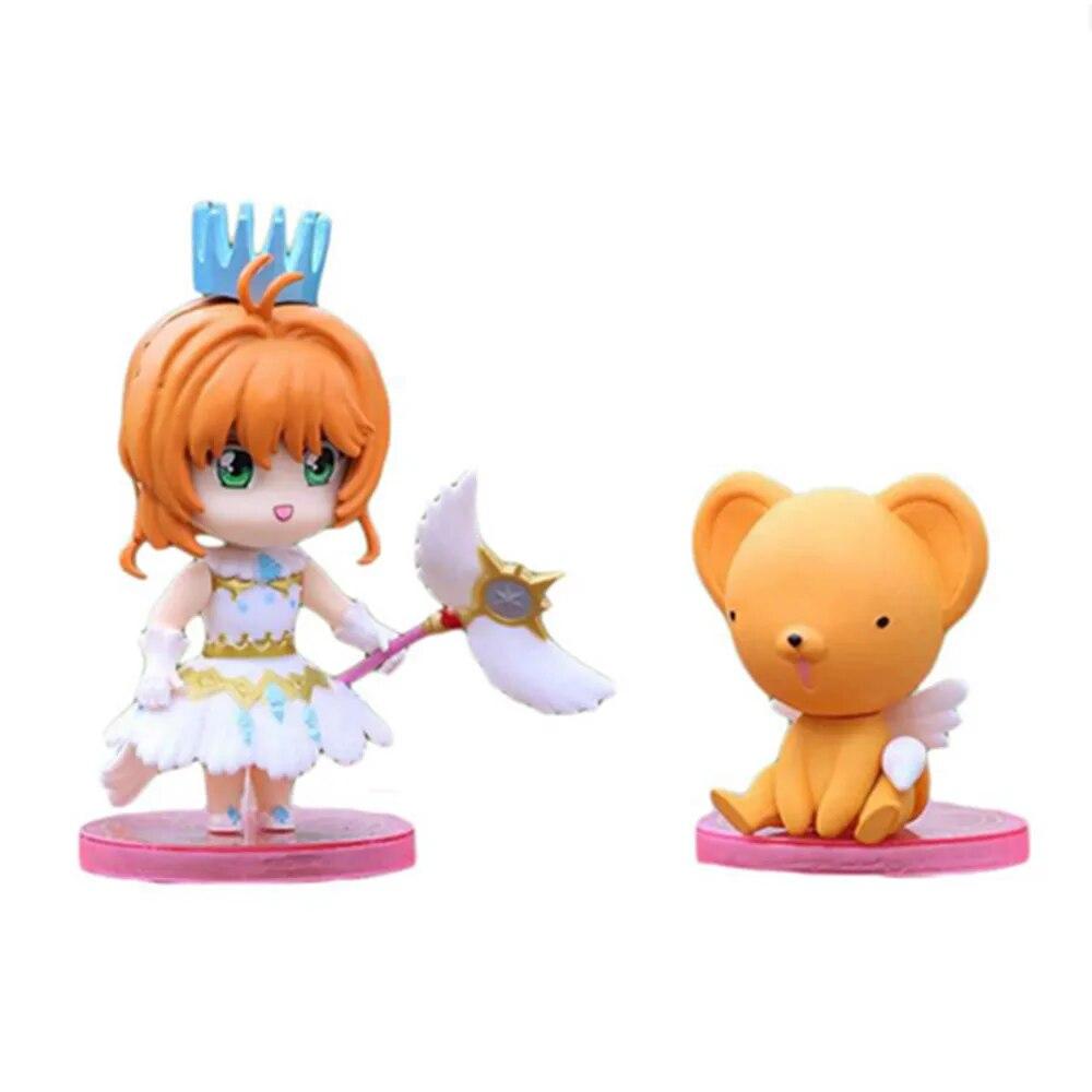 6pcs/set Cartoon Anime Card Captor Sakura Girl Figures PVC Model Collection Kid Gift Toy