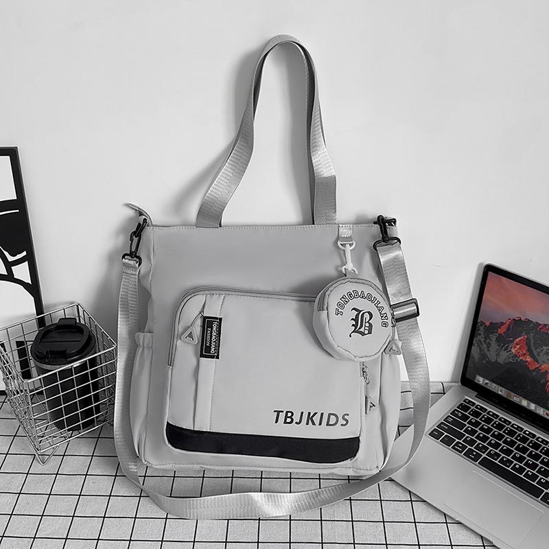 Stylish Simple Make-Up Shoulder Bag Multifunctional Junior High School Student Crossbody Schoolbag Large Capacity Men'S And Women'S Casual Backpack
