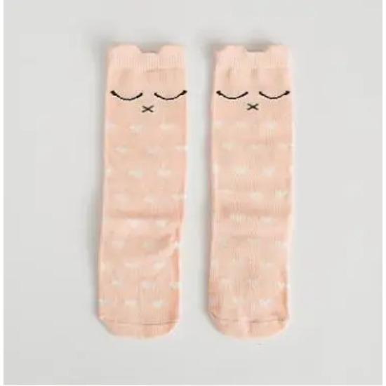 Girls Socks knee high Kids Baby Cute bear panda print Cotton Socks leg warms fall cloth boy knee sock toddler fashion sock