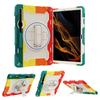 Heavy Duty Case Universal For Samsung Galaxy Tab S10 S9 FE Plus 12.4" SM-X820 X826 X810 X816 X610 X616 360 Rotating Stand Cover