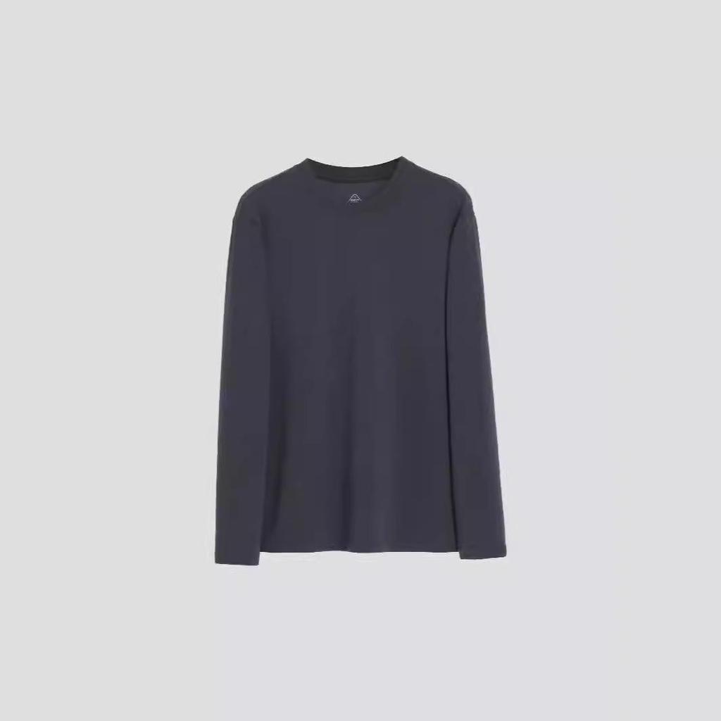 Men's Thermal Slim Fit Round Neck Long Sleeve Top - 2024 Autumn/Winter Collection