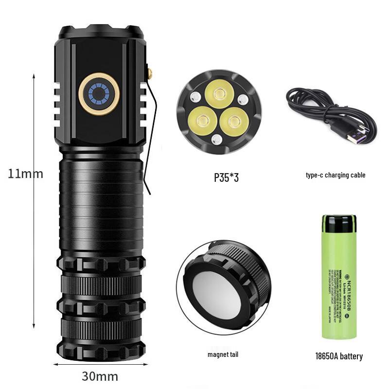 NuFeng S350 Rechargeable Mini Ultra-Bright Flashlight