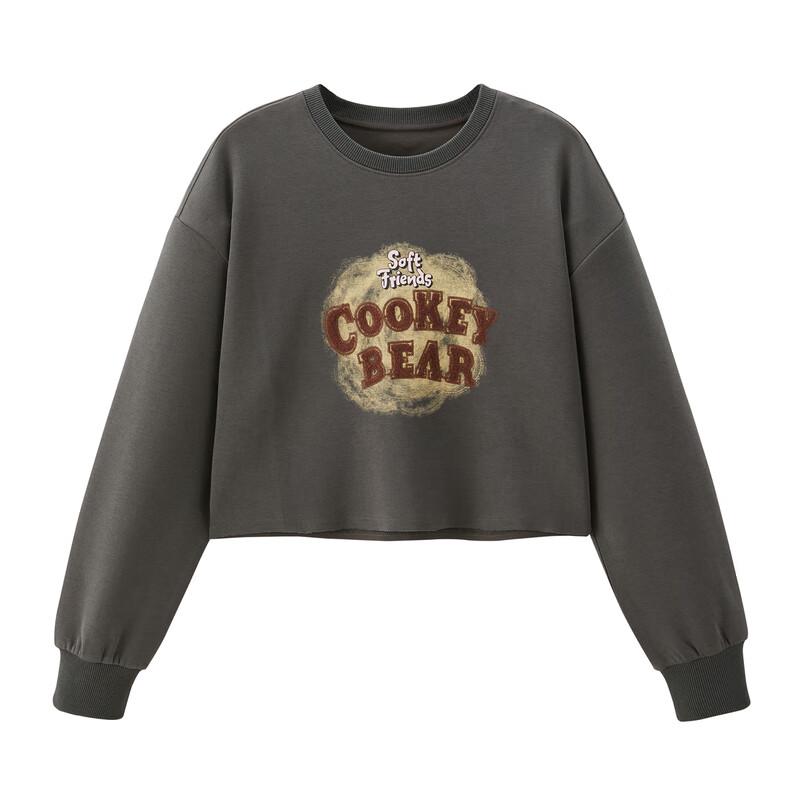 

LED IN Cookie Print Cropped Sweatshirt M