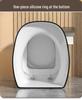 Portable Anti-Odor Toilet Seat for Elderly and Adults