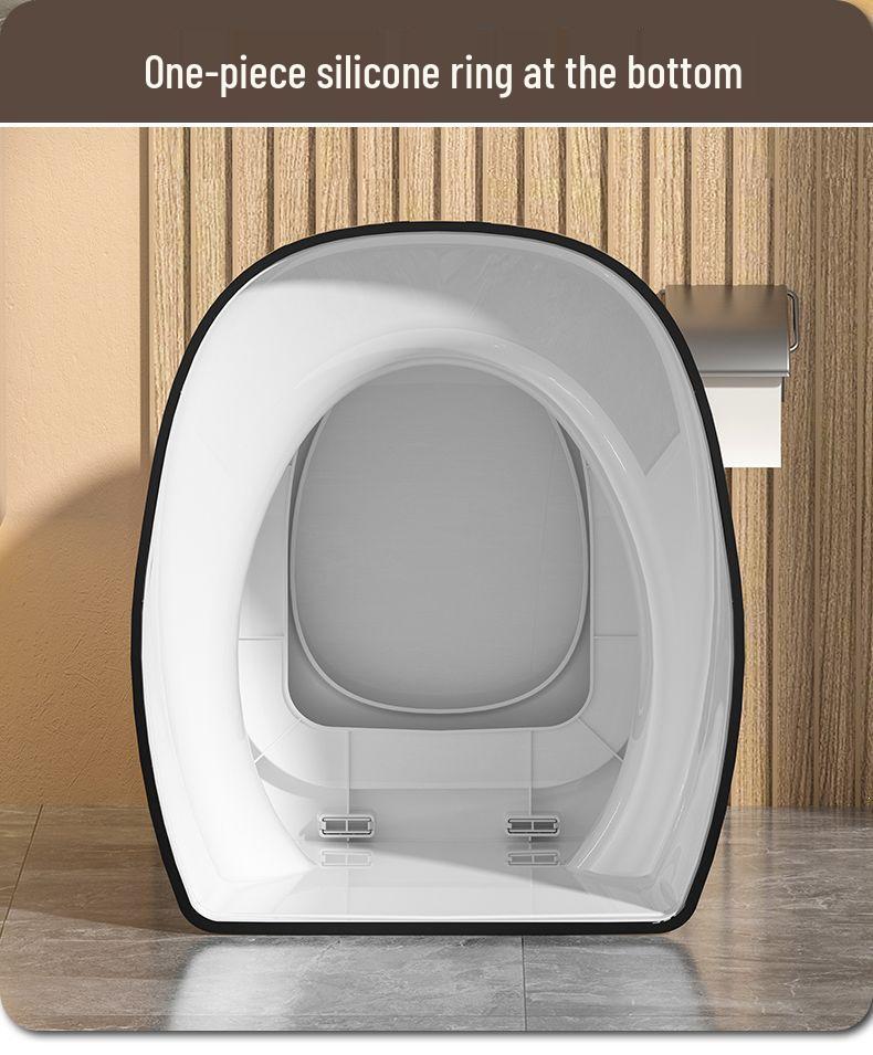 Portable Anti-Odor Toilet Seat for Elderly and Adults