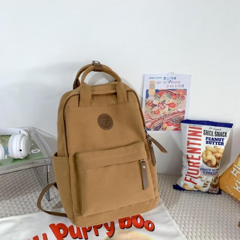 Canvas Rucksack für Frauen High School Teenager Student Retro Rucksack für den Unterricht KTY