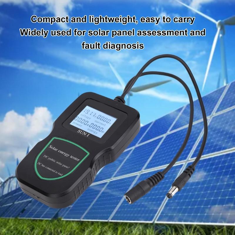 100W/200W/300W/500W Solar Panel Tester MPPT Photovoltaic Panel Multimeter Tester Tool for Testing Solar Panel Data