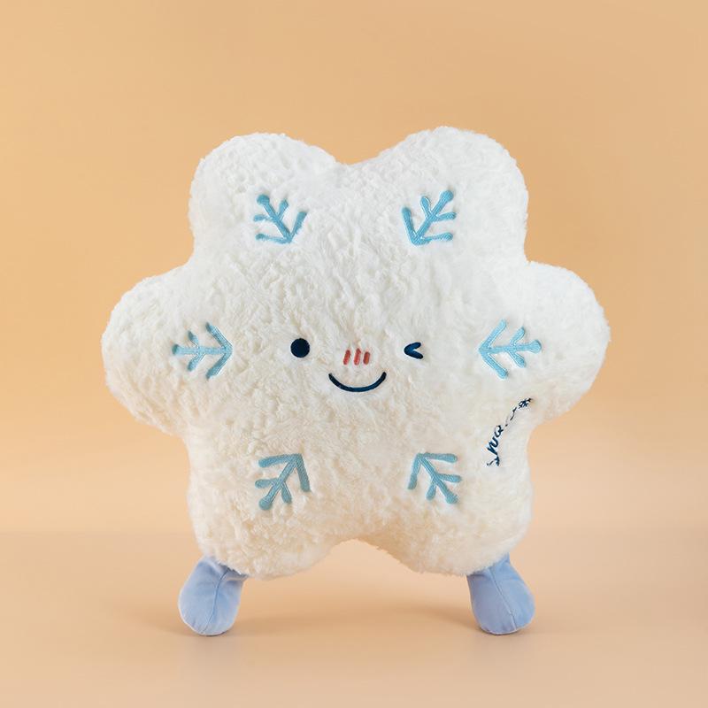 

Christmas Tree Snowflake Plush Throw Pillow Doll - Holiday Gift & Home Décor 30cm
