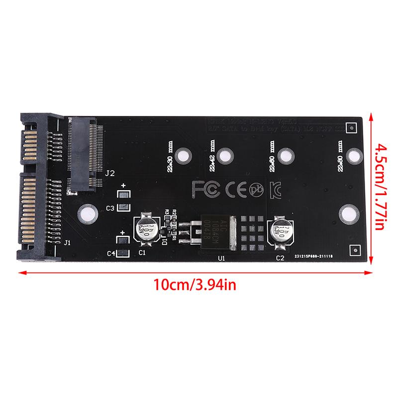 B+M key M.2 ngff ssd to m.2 sata 3 raiser m.2 to sata adapter expansion card
