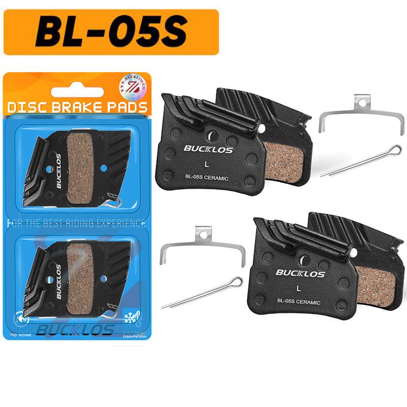 2 Çift Seramik Hidrolik Fren Balataları Isı Dağıtıcı Bisiklet Disk Fren Balatası Yol Dağ Bisikleti Fren Balataları SHIMANO J05A L05A için