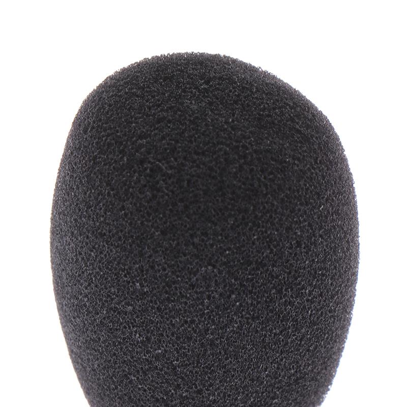 5 Stück Schaumstoff-Ohrhörer-Mikrofonabdeckung Mikrofon-Windschutz Kopfhörer-Schwamm Schwarz Mikrofon-Spezialset Headset-Ersatz