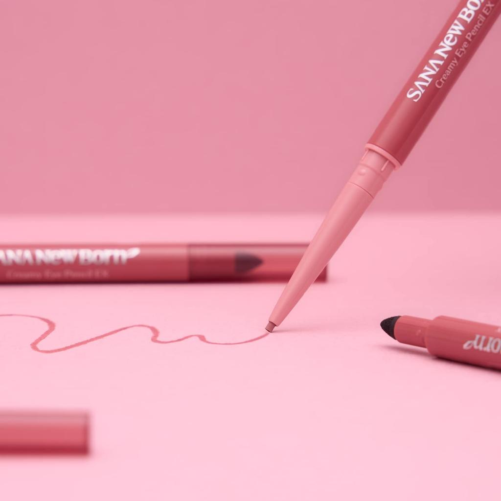 New Born Creamy Eye Pencil EX 05 1 Piece (Rose Pink) (x 1)