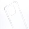 For iPhone 15 Pro Max Thicken Four Corner Anti-drop Cover Clear TPU Phone Case with Lanyard