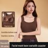 Seamless Plus Size Wide Shoulder Concealer Bra Vest with Beautiful Back Design for Women