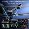 Versatile 15W 25W Wireless Magnetic Charger Strong Car Phone Mount Holder with Intelligent Fast Chip with Anti-Slip Metal Pad