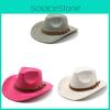 Vintage Wool Felt Hat With Sun Protection And Breathability For Spring Summer