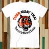 Tiger Muay Thai MMA UFC Martial Arts Phuket Thailand Training Gym T Shirt Adult Unisex Retro Design Tee Vintage Top