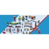 Playmobil - 70834 - atelier de réparation air stuntshow avec grue mobile