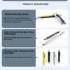 Multifunctional Metal Tool Pen Hexagonal Capacitance Pen Screwdriver Scale Ballpoint Pen Mobile Phone Touch Creative Level Meter