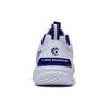 Li Ning Ace V Collection Breathable Low Top Badminton Shoes Unisex White Blue AYTT001-3
