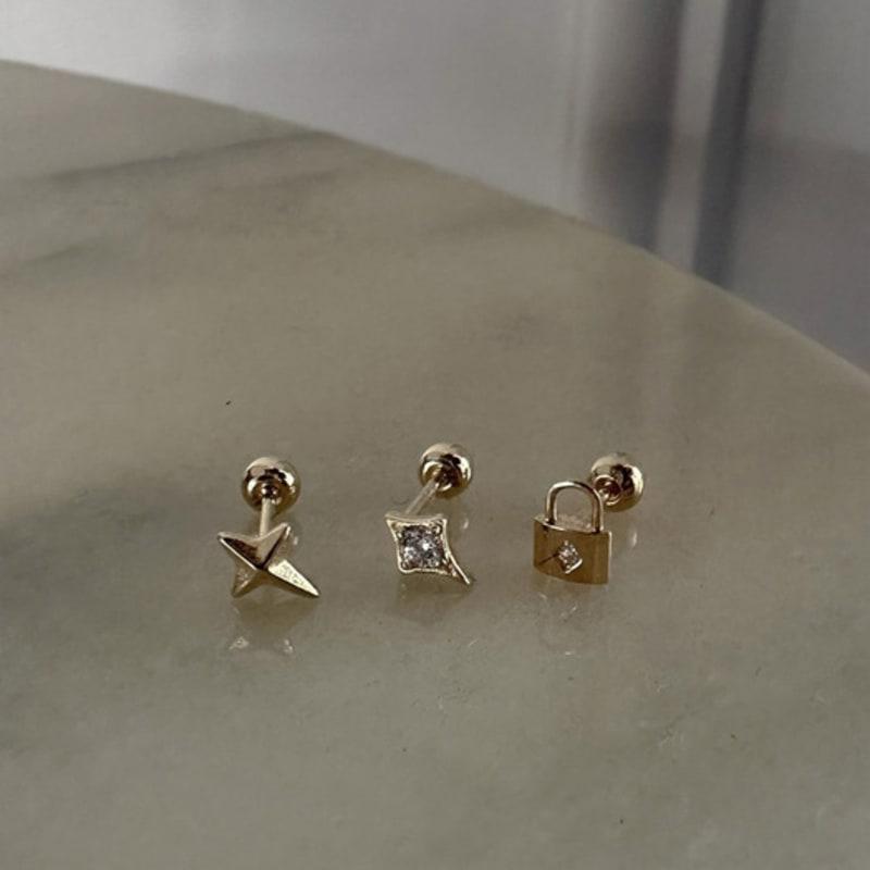 Youngglow 14k Flash Lock Piercing