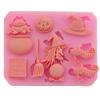 Halloween Theme Pumpkins Witch Silicone Mold DIY Fondant Cake Decorating Tool