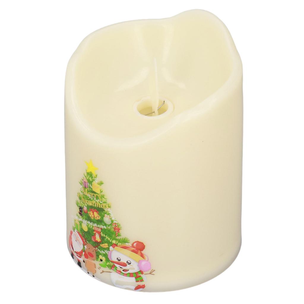 LED Candle Light Battery Powered Flameless Simulation Christmas Decoration Lamp BZ2863‑W‑2