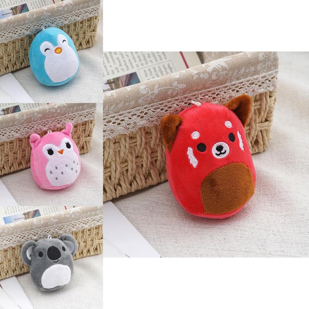 Cozy Squishallow Keychain Bear Plush Toy For Children Gift