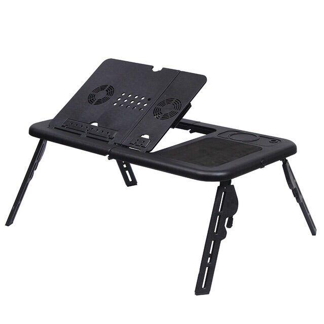 Portable Adjustable Laptop & Tablet Bed Table: Multifunctional, Folding, Height-Adjustable Student Desk