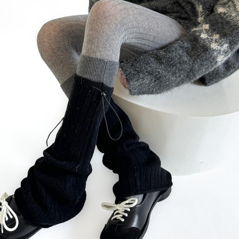 Travel Acrylic Leg Warmers Practical Construction Lightweight Cold Climate Essential Comfortable Stretchy Winter Socks