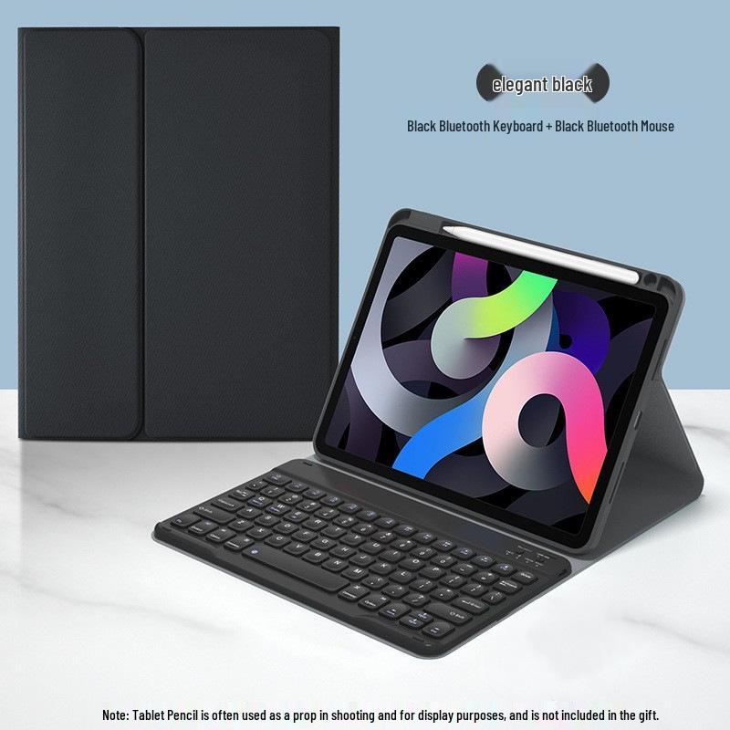 

Leather Keyboard Case for iPad 8th/9th/10th Gen & Pro 11 with Detachable 7-Color Keyboard iPad Air 4/5/6 10.9/11