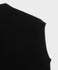 Yaitch Eyelet Knit Merino Wool Vest - Black