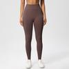 High-Waisted Peach Seamless Yoga Pants for Women - Hip-Lifting, Three-Section Design for Fitness & Running