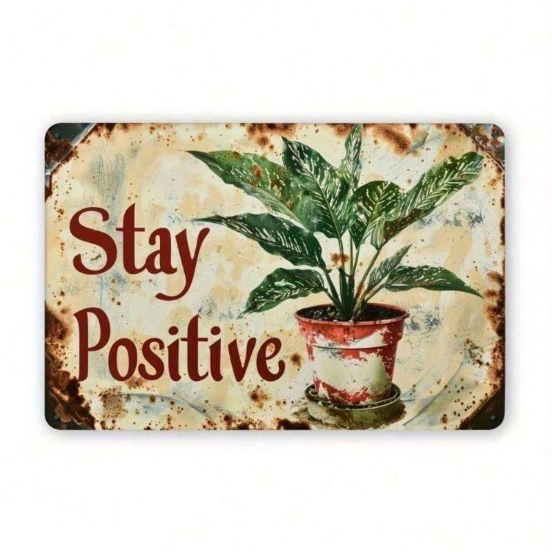 Metal Wall Art Decorative Sign Rustic Vintage Home Decoration