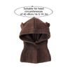 Ear Protection Baby Beanie Hat Solid Color Kids Scarf Cap Cute Knit Balaclava Hat  Winter
