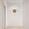 Wall Clock, Unique Artistic Decorative Clock Home Decoration, for Bathroom Living Room Farmhouse