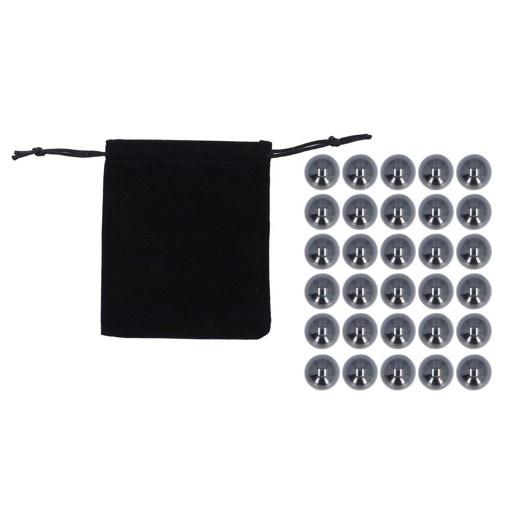 30 Stück Kugelmagnete 16 mm Durchmesser Vielseitige Tragbare Magnetkugeln Stressabbau Desktop-Spielzeug mit Aufbewahrungstasche