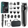 Waterproof electric shaver, household men's hair clipper, multi-functional electric nose hair trimmer set wholesale