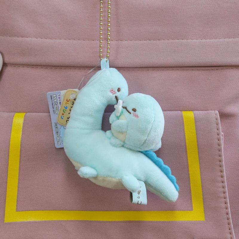 Cute Mini Corner Creature Fried Shrimp And Tapioca Plush Doll Keychain Pendant Toy