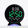 Multi-functional Digital LED Clocks Atmosphere Lights Display Table Clock  for Bedroom