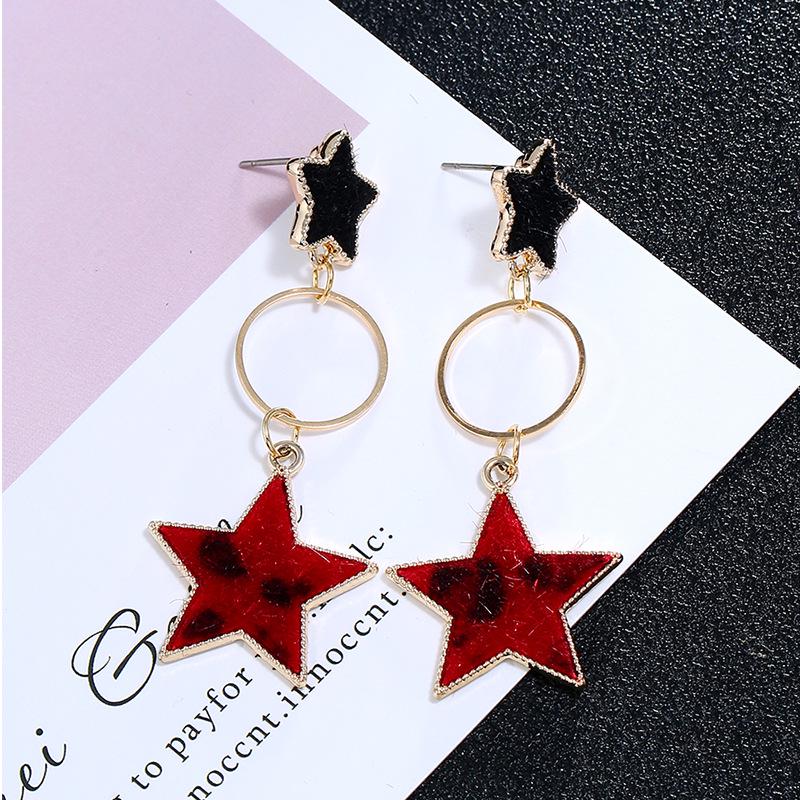 Korean Style Colorful Mermaid Earrings - Cute Drip Oil Animal Design