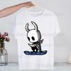 Hollow Knight Ghost Knight Game Skull T Shirt Fashion Tshirt Summer Mens Novelty Short Sleeve T-shirt Men Funny Tops
